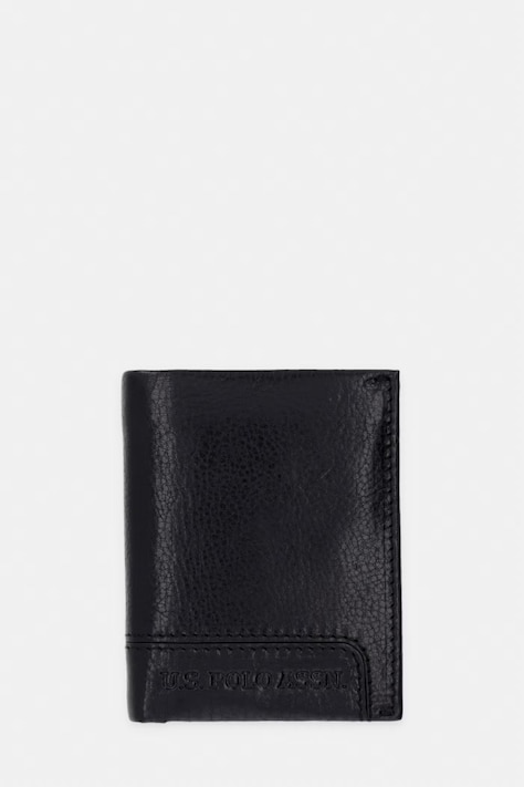U.S. Polo Assn. portfel skórzany GORDON męski kolor czarny WEU5G2693MHA