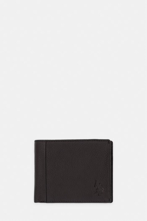 U.S. Polo Assn. portfel skórzany CARRICK męski kolor brązowy WEUCK2698MHA