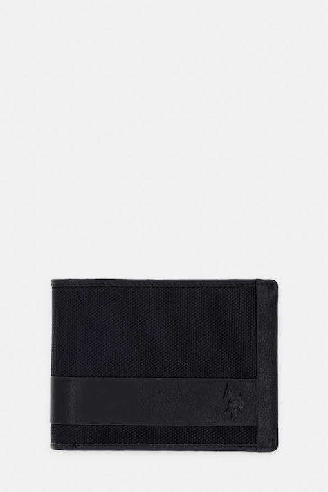 U.S. Polo Assn. portfel MALLET męski kolor czarny WEUMW2626MH9
