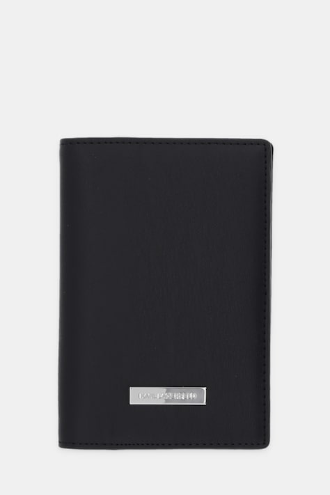 Puzdro na pas Karl Lagerfeld IKON čierna farba, B1W32003