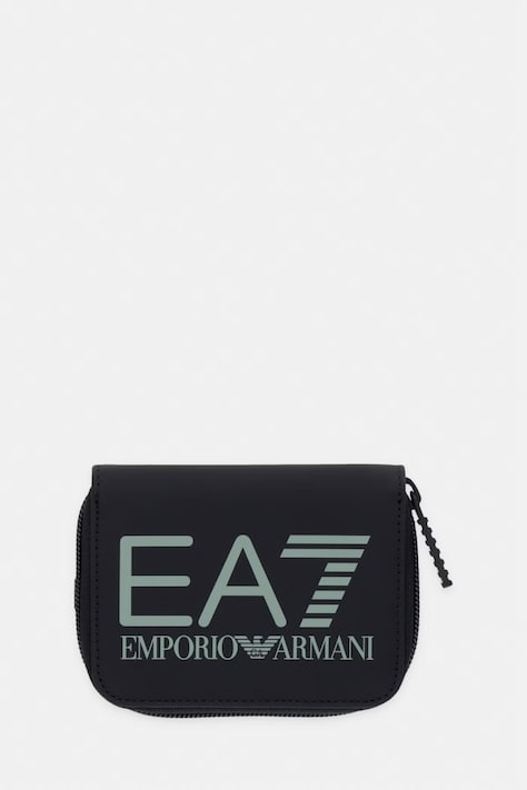 Πορτοφόλι EA7 Emporio Armani χρώμα: μαύρο, 3R910.245055