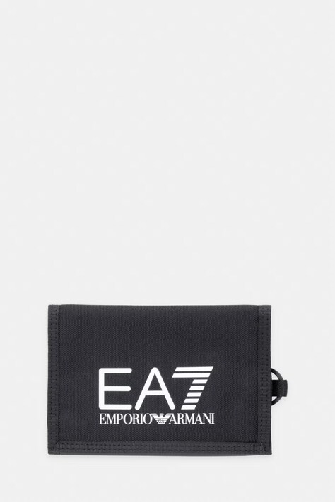 Πορτοφόλι EA7 Emporio Armani χρώμα: μαύρο, AF19722.7X000284