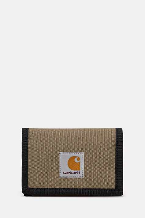 Peňaženka Carhartt WIP Alec Wallet zelená farba, I031471.E5XX