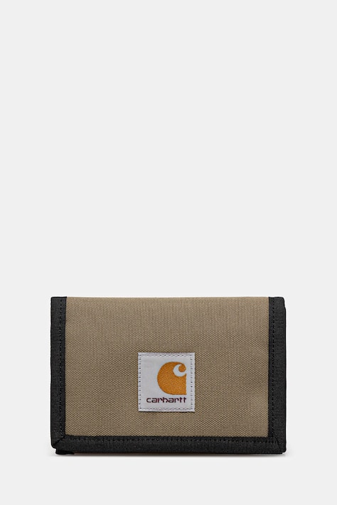 Peňaženka Carhartt WIP Alec Wallet zelená farba, I031471.E5XX