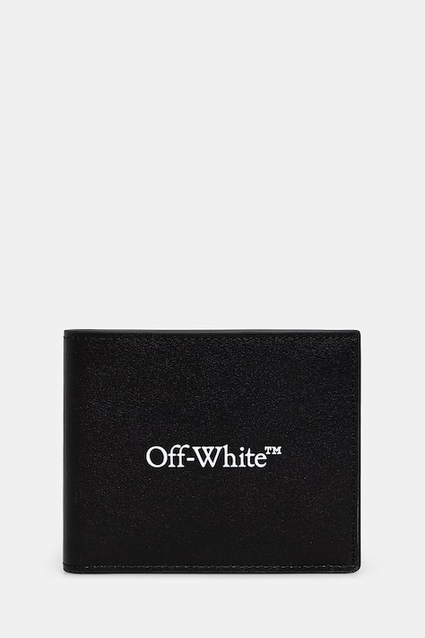 Off-White Bookish wallet leather black OMNC085C99LEA001