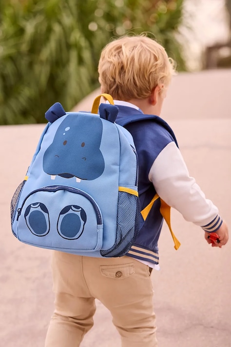 Detský ruksak Mayoral modrá farba, malý, vzorovaný, 10157