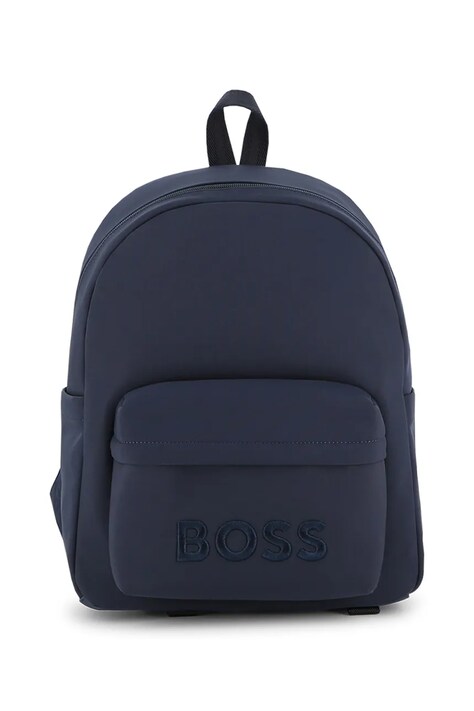 Ruksak BOSS boja: tamno plava, veliki, s aplikacijom, J53129