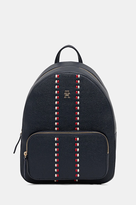 Tommy Hilfiger zaino donna colore blu navy con applicazione AW0AW18159