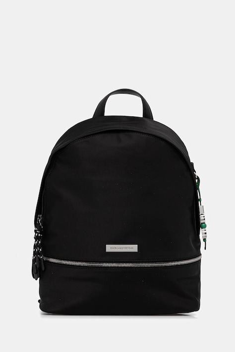 Karl Lagerfeld plecak IKON damski kolor czarny mały gładki B1W30011