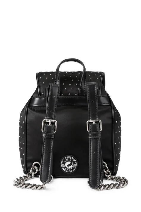 Kurt Geiger London plecak damski kolor czarny mały z aplikacją 5370500229