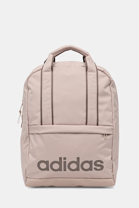 adidas plecak damski kolor beżowy duży z nadrukiem JZ7567