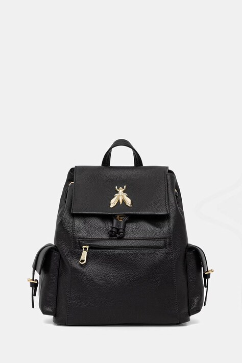 Patrizia Pepe plecak damski skórzany czarny 8B0339.L133