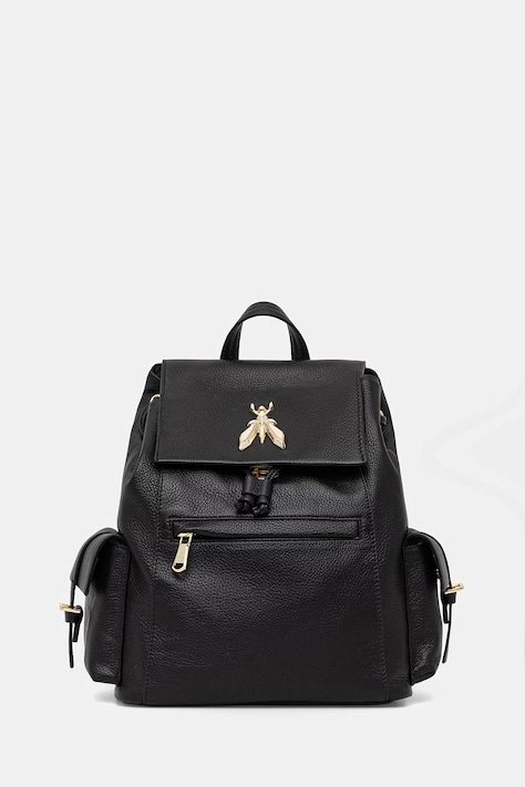 Patrizia Pepe plecak damski skórzany czarny 8B0339.L133