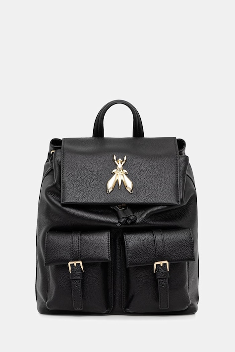 Patrizia Pepe plecak damski skórzany czarny 8B0340.L133