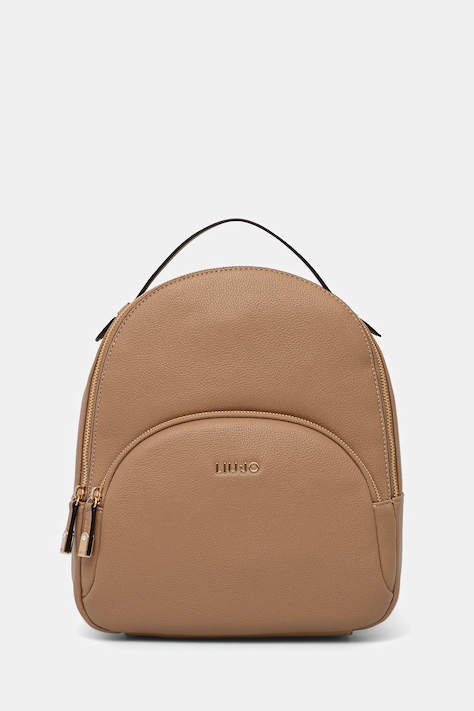 Liu Jo plecak damski kolor brązowy mały gładki AA6209 E1012
