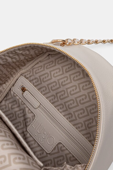 Liu Jo plecak damski kolor beżowy mały gładki AA6324 E1012