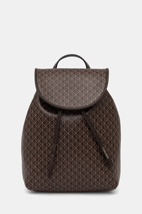 Calvin Klein batoh dámský z imitace kůže hnědý LV04F3507G