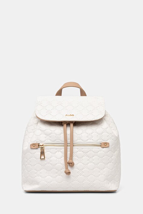 Aldo plecak ZELONA damski kolor biały mały gładki 14217183