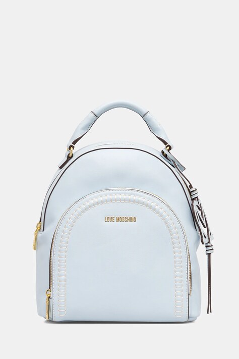 Love Moschino plecak damski kolor niebieski mały gładki JC4094PP1OLI0701