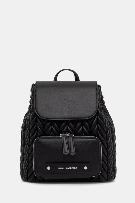 Karl Lagerfeld batoh dámský z imitace kůže K/WEAVE černý B2W30034