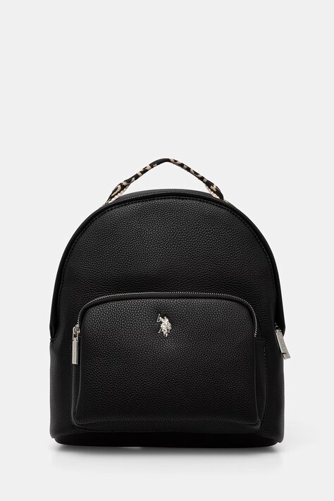 U.S. Polo Assn. plecak miejski damski z imitacji skóry MANSION czarny BEUE59090WVP