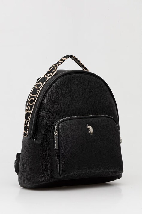 U.S. Polo Assn. plecak miejski damski z imitacji skóry MANSION czarny BEUE59090WVP