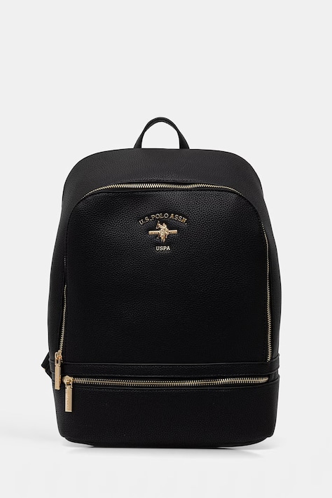 U.S. Polo Assn. plecak damski z imitacji skóry STANFORD czarny BEUSS9074WVP