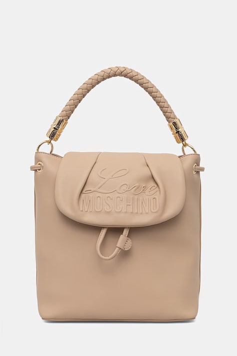 Love Moschino plecak damski beżowy JC4224PP0OKA0209
