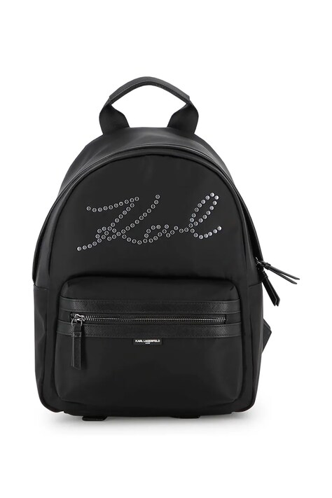 Karl Lagerfeld plecak dziecięcy kolor czarny duży Z31213