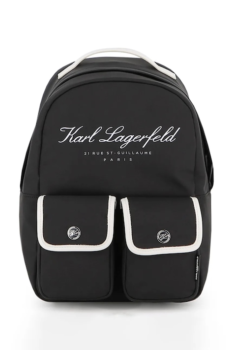 Dječji ruksak Karl Lagerfeld boja: crna, mali, s aplikacijom, Z31216