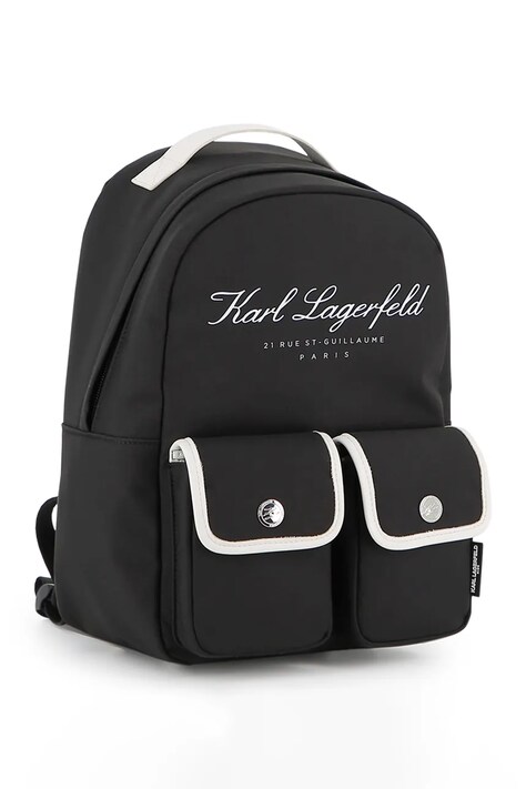 Karl Lagerfeld plecak dziecięcy kolor czarny mały z aplikacją Z31216