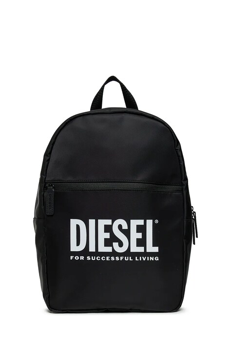 Diesel plecak dziecięcy WISDEL BAGS kolor czarny duży z nadrukiem J02749