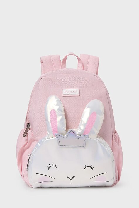 Mayoral Newborn plecak dziecięcy kolor różowy mały wzorzysty 9089