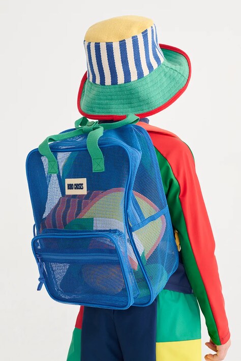 Bobo Choses plecak dziecięcy kolor niebieski mały gładki B126AI032