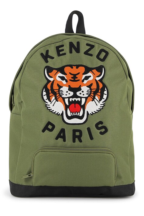 Dječji ruksak Kenzo Kids boja: zelena, mali, s aplikacijom, K61836