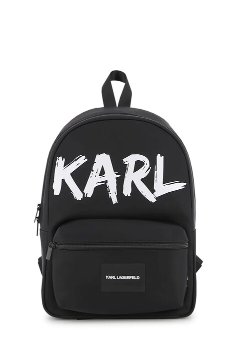 Karl Lagerfeld plecak dziecięcy kolor czarny mały z nadrukiem Z31224