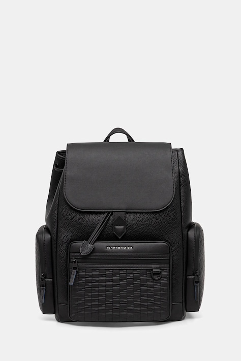Tommy Hilfiger plecak męski kolor czarny duży gładki AM0AM13980