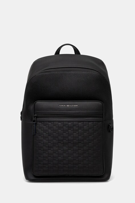 Tommy Hilfiger plecak męski kolor czarny duży gładki AM0AM13982
