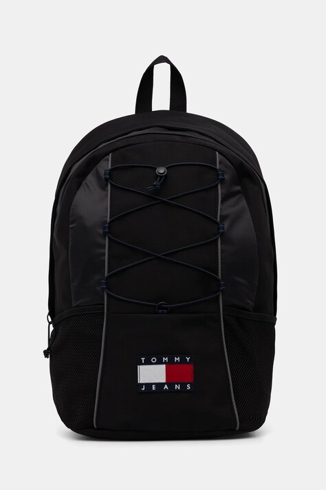 Tommy Jeans plecak męski kolor czarny duży gładki AM0AM13889