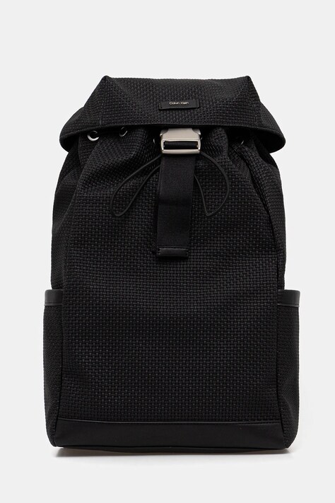 Calvin Klein plecak męski kolor czarny duży gładki LV04D3276G