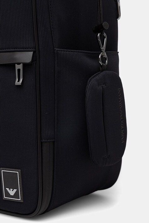 Emporio Armani чоловічий рюкзак — SS26-PKM01M, темно-синій — фото 3