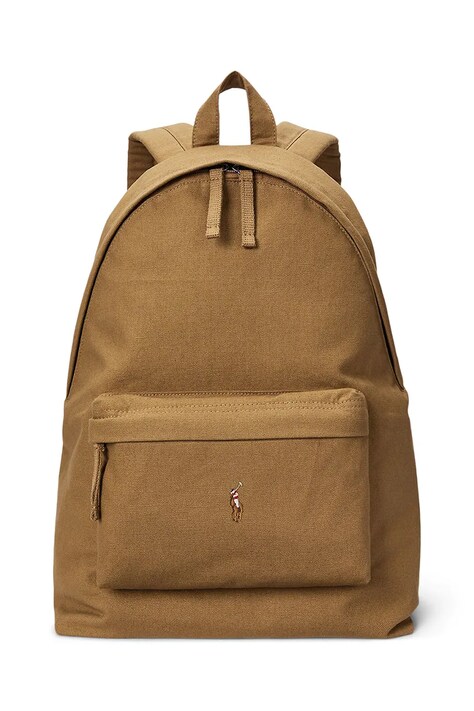 Polo Ralph Lauren plecak miejski męski bawełniany brązowy 405967603