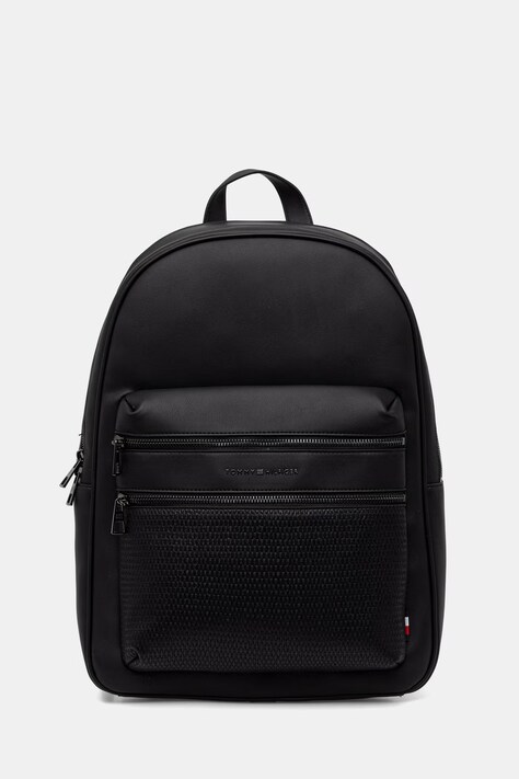 Tommy Hilfiger mestni nahrbtnik moški iz umetnega usnja črn AM0AM14093