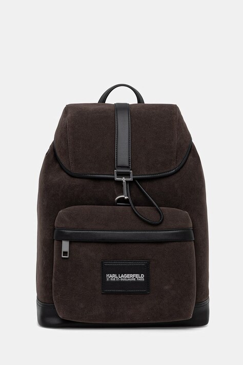 Karl Lagerfeld plecak męski brązowy B2M30194
