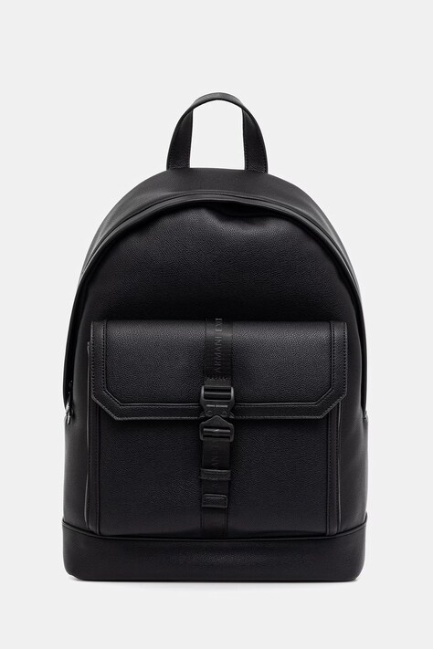Armani Exchange plecak męski z imitacji skóry czarny XM002565 AF22537