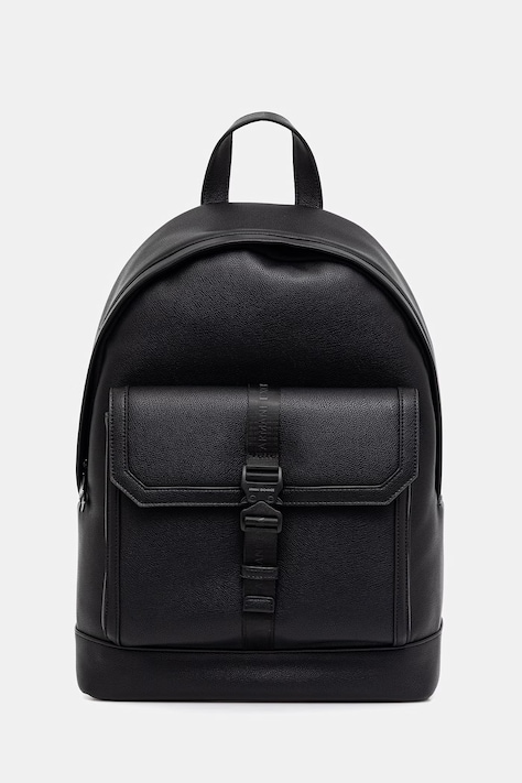 Armani Exchange plecak męski z imitacji skóry czarny XM002565 AF22537