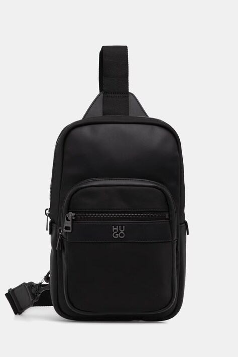 HUGO nahrbtnik moški QUANTIC MONOSTRAP črn 50563707