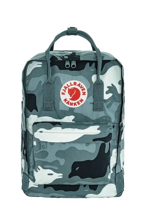 Fjallraven plecak Kanken Graphics kolor turkusowy duży wzorzysty F23200359