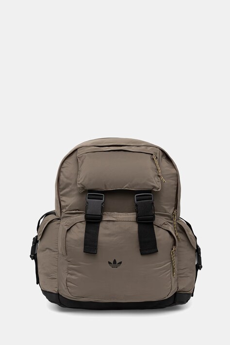 adidas Originals plecak kolor brązowy duży gładki KE2718