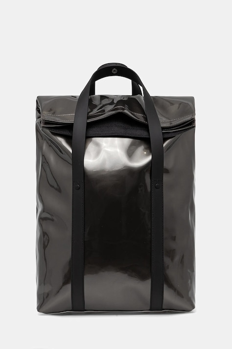 Rains plecak 12940 2 Way Tote Backpack W3 kolor srebrny duży gładki 12940